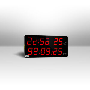 cdt25 wall digital clock ساعت و تقویم دیجیتال دیواری CDT25